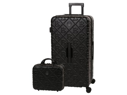 Cestovní kufr BERTOO Livorno - black/dark grey set 2v1