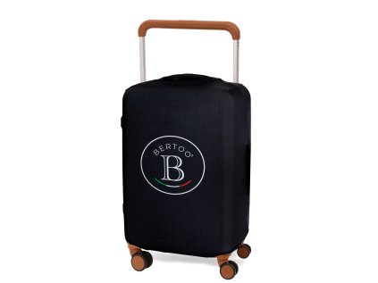 Obal na cestovní kufr s širokou rukojetí BERTOO - Napoli black M