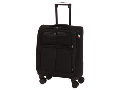 Kabinový kufr BERTOO Bolzano - černý 42 l