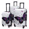Cestovní kufr RGL 5188 butterfly - Set 3v1