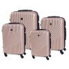 Cestovní kufr BERTOO Milano - champagne set 4v1
