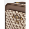 Cestovní kufr GUESS J8654983 brown logo