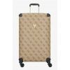 Cestovní kufr GUESS B8688988 latte logo/brown