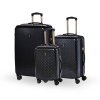 Cestovní kufr BERTOO Torino - černý set 3v1