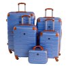 Cestovní kufr BERTOO Firenze - modrý set 5v1