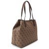 Kabelka GUESS SG931828 latte logo brown
