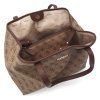 Kabelka GUESS SG931828 latte logo brown