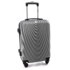 Cestovní kufr RGL 663 stříbrný - S
