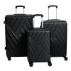 Kabinový kufr ENM - černý set 3v1