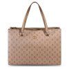 Cestovní kabelka BERTOO Valentina beige logo