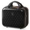 Cestovní kosmetický kufřík BERTOO Torino-černý  33x27x18 cm, 14 l