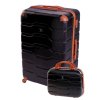 Cestovní kufr BERTOO Firenze - černý set 2v1 3XL