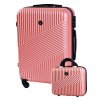 Cestovní kufr BERTOO Milano - růžový set 2v1 XXL