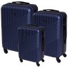 Cestovní kufr BERTOO Milano - modrý set 3v1