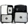 Cestovní organizéry do kufru BERTOO sada 6 ks - černé