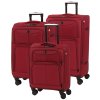 Cestovní kufr BERTOO Bolzano - červený set 3v1