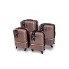 Cestovní kufr BERTOO Milano - champagne set 4v1
