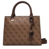 Kabelka GUESS BG967205 Latte logo/brown