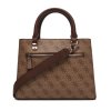 Kabelka GUESS BG967205 Latte logo/brown
