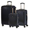 Cestovní kufr BERTOO Torino - černý set 3v1