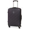 Obal na cestovní kufr BERTOO - black/grey velikost L