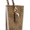 Kabelka GUESS SS967225 Latte logo/brown