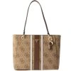 Kabelka GUESS SS967225 Latte logo/brown