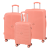 Cestovní kufr BERTOO Verona - peach set 3v1