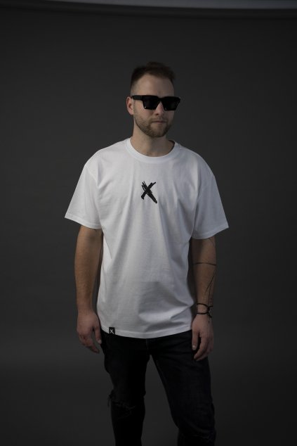 TRIKO LINE ST.1 PARTY bílé unisex OVERSIZE