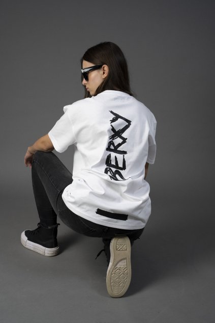 TRIKO LINE NO.1 BRXY bílé unisex OVERSIZE