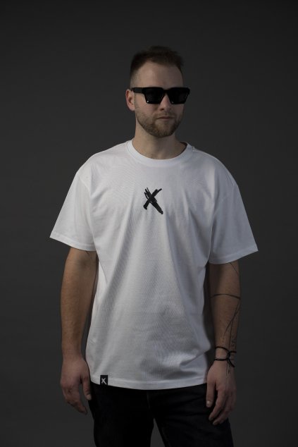 TRIKO LINE NO.1 BRXY bílé unisex OVERSIZE