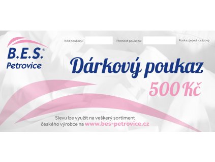 darkovy poukaz 500