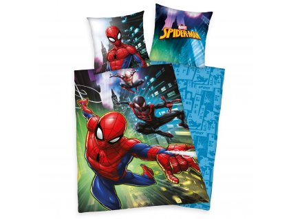 Bavlněné povlečení 140x200 + 70x90 cm - Spiderman