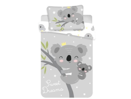 Bavlněné povlečení do postýlky 135x100 + 40x60 - Koala sweet dreams baby