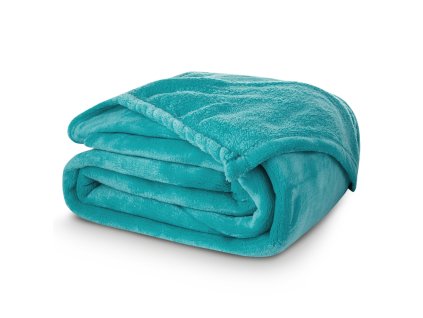 Deka Mikroplys 150x200 Tyrkysova FLEECE201014