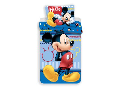Povlečení Licenční 140x200+70x90 - Mickey 004 Hello