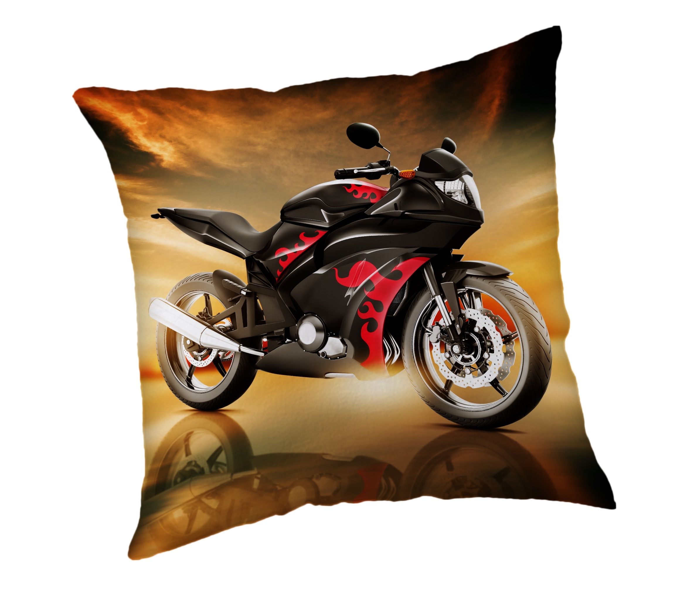 Jerry Fabrics s. r. o. Polštářek licenční 40x40 - Motorka Red