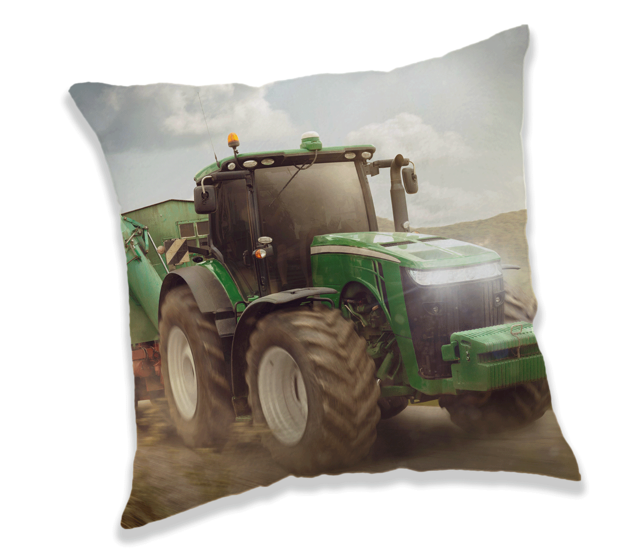 Levně Jerry Fabrics s. r. o. Polštářek licenční 40x40 - Traktor Green