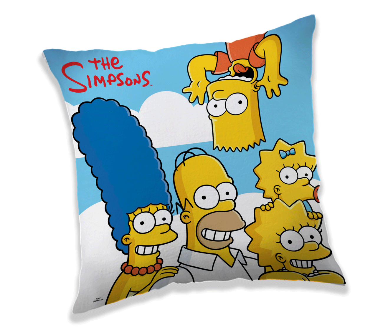Levně Jerry Fabrics s. r. o. Polštářek licenční 40x40 - The Simpsons Clouds