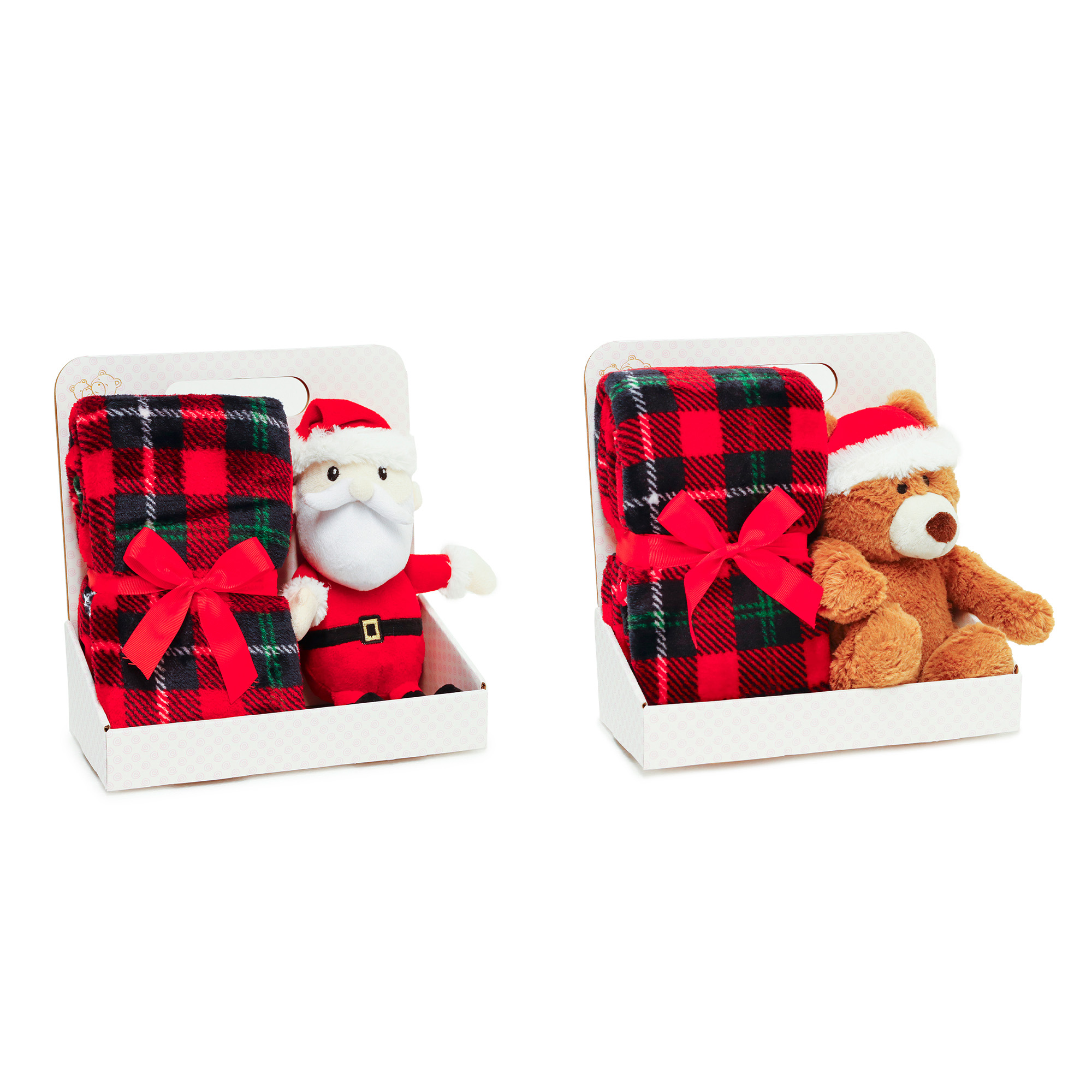 B.E.S. - Petrovice, s.r.o. Deka Lapland 75x90 dárkové balení s plyšovým Santou