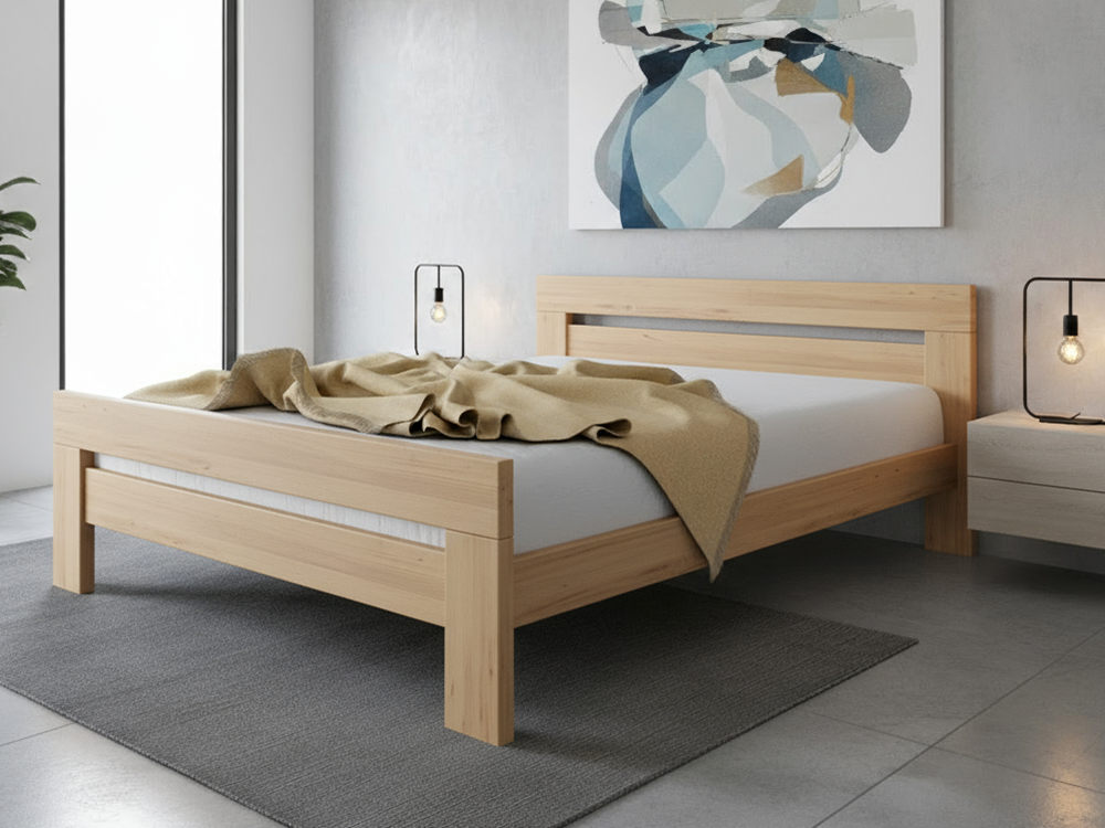 B.E.S. Petrovice Postel Fiorentino - natur Rozměr: 160 x 200