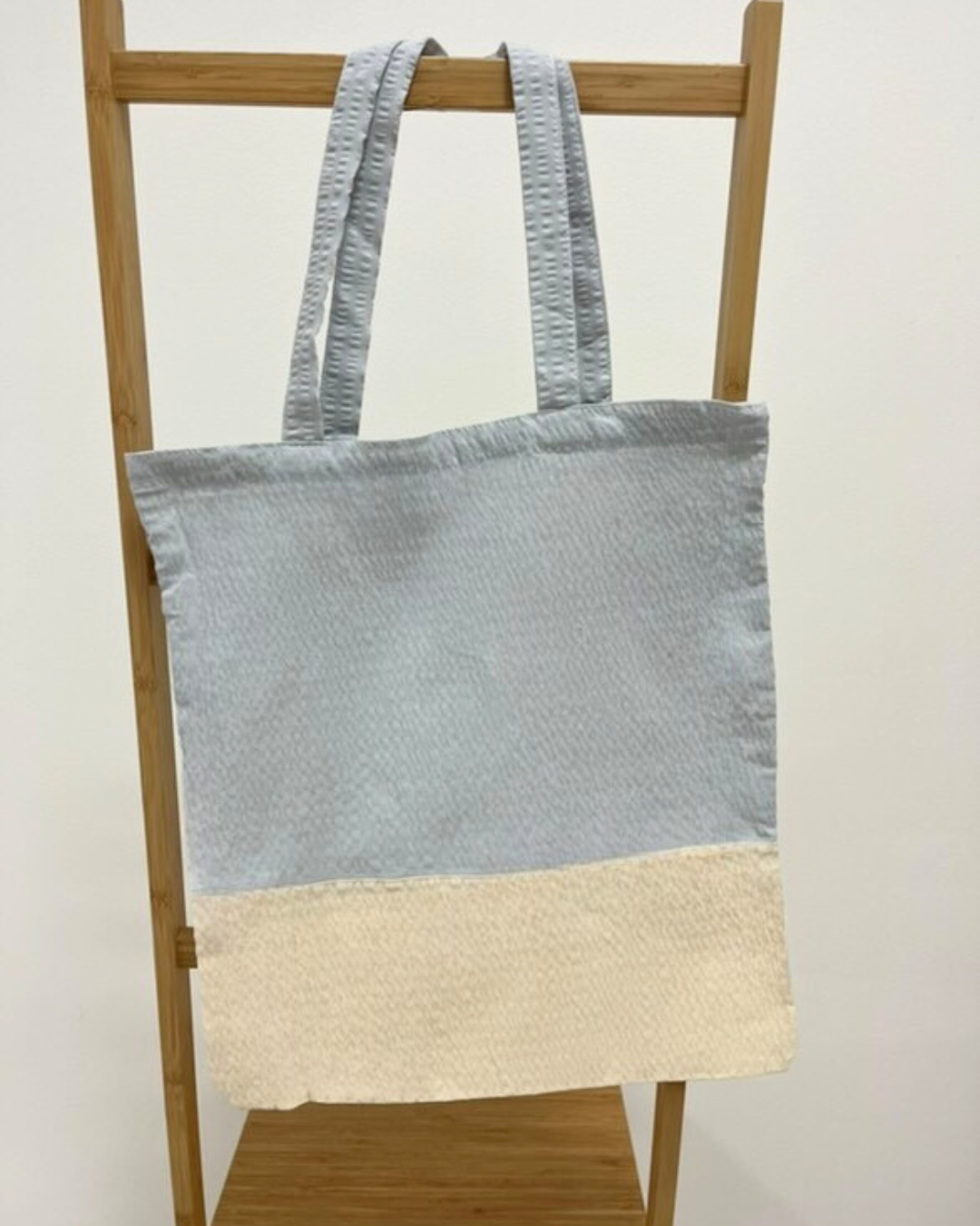 B.E.S. - Petrovice, s.r.o. Látková taška - 40x45cm - vzor Šedá - krémová