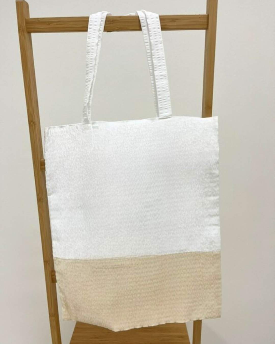 B.E.S. - Petrovice, s.r.o. Látková taška - 40x45cm - vzor Bílá - krémová