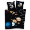 Bavlněné povlečení 140x200 + 70x90 cm - Sluneční soustava