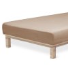 Jersey Lycra prostěradlo Andrea Simone boxspring - Taupe Gray (17-0808)