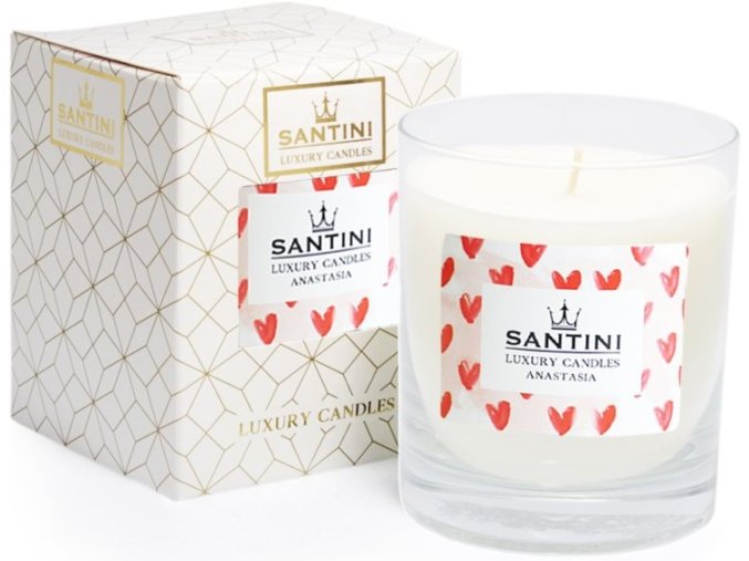 3926 2 luxusni svicka santini anastasia 200g