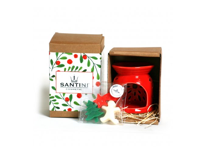 3674 aroma lampa s vonnymi vosky santini cervena