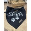 Šátek pro psa s vyšívaným jménem
