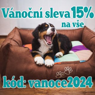 Vánoční akce na naše české pelíšky! SLEVA 15% na vše s kódem vanoce2024 + DOPRAVA ZDARMA a ke každému pelíšku hračka pro...