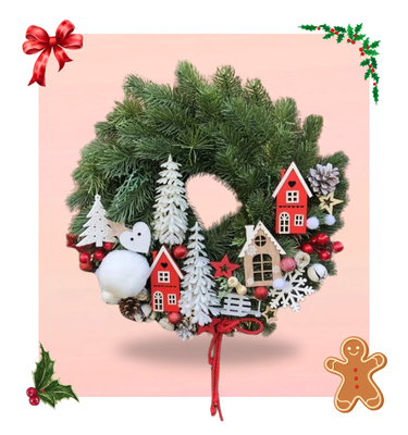 Adventní věnec na hrob